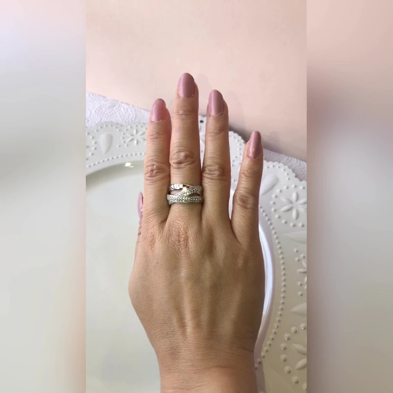 Sterling Silver Cubic Zirconia Ring 132422