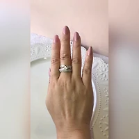 Sterling Silver Cubic Zirconia Ring 132422