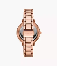 Michael Kors Pyper Three-Hand Rose Gold-Tone Alloy Watch MK4594 154469
