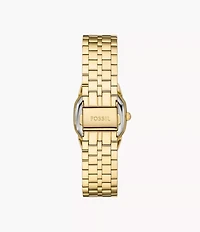 Fossil Harlow Three-Hand Gold-Tone Stainless Steel Watch 155359