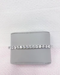 Sterling Silver 5mm Cubic Zirconia Tennis Bracelet 149654