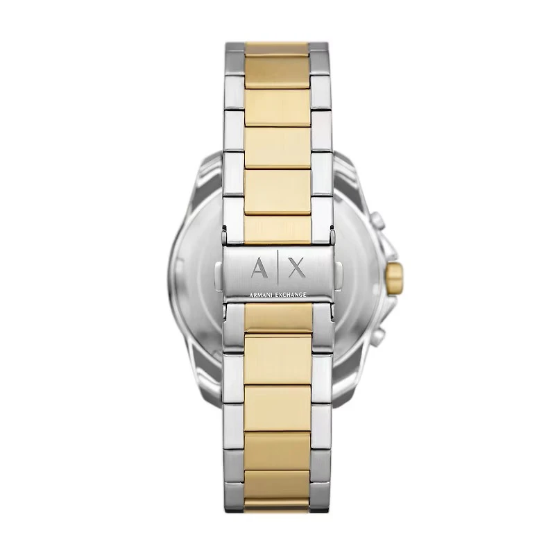 Armani Exchange Two-Tone Chronograph Watch Green Dial AX1966 154689