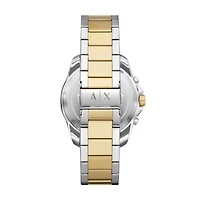 Armani Exchange Two-Tone Chronograph Watch Green Dial AX1966 154689