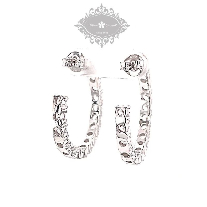 Sterling Silver Cubic Zirconia Earrings