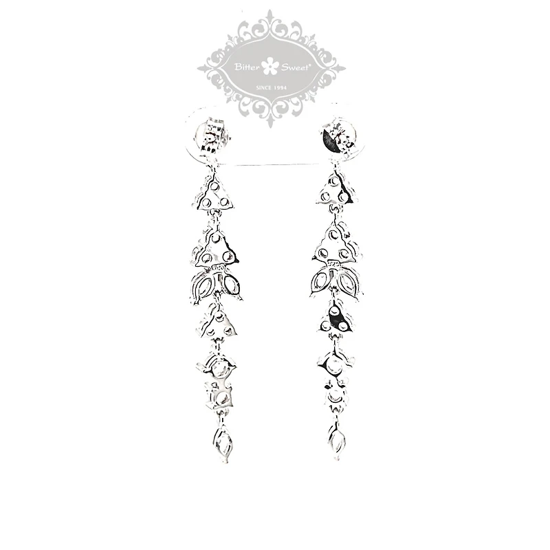 Sterling Silver Cubic Zirconia Earrings 151262