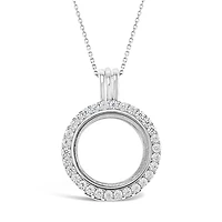 Sterling Silver Cubic Zirconia Necklace 130700