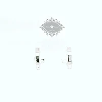 Sterling Silver Cubic Zirconia Huggie Earrings