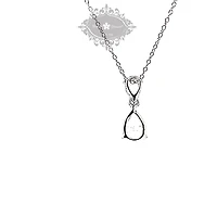 Sterling Silver Cubic Zirconia Necklace 152732