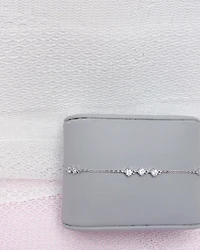 Sterling Silver Cubic Zirconia Bracelet 152238
