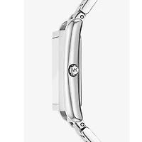 Michael Kors Essex Three-Hand Silver Stainless Steel Watch MK4906 154467