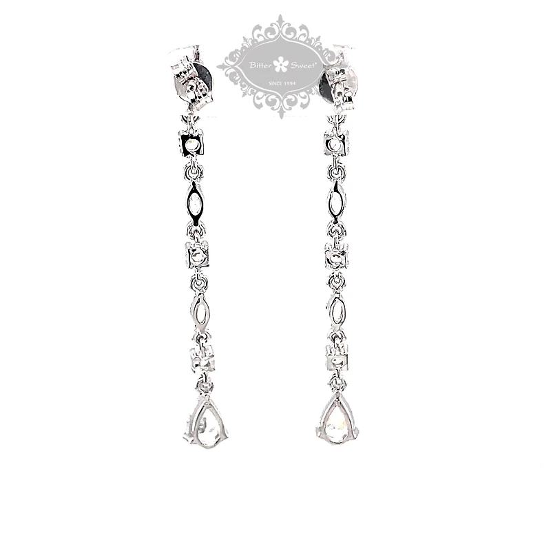Sterling Silver Cubic Zirconia Earrings 145741