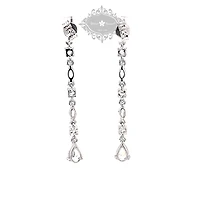 Sterling Silver Cubic Zirconia Earrings 145741