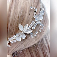 Bridal Gold Leaf Hair Vine 142065