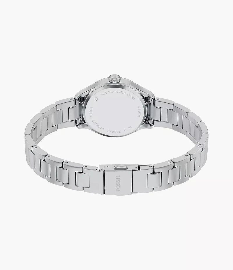 Fossil Gilmore Three-Hand Stainless Steel Watch 155363