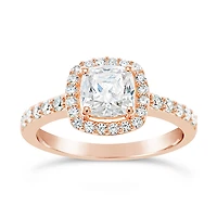 Rose Gold Plated Sterling Silver Ring 129258