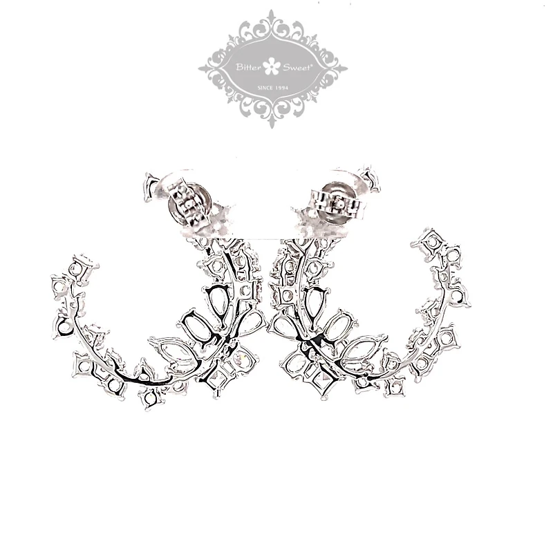 Sterling Silver Cubic Zirconia Earrings 144773