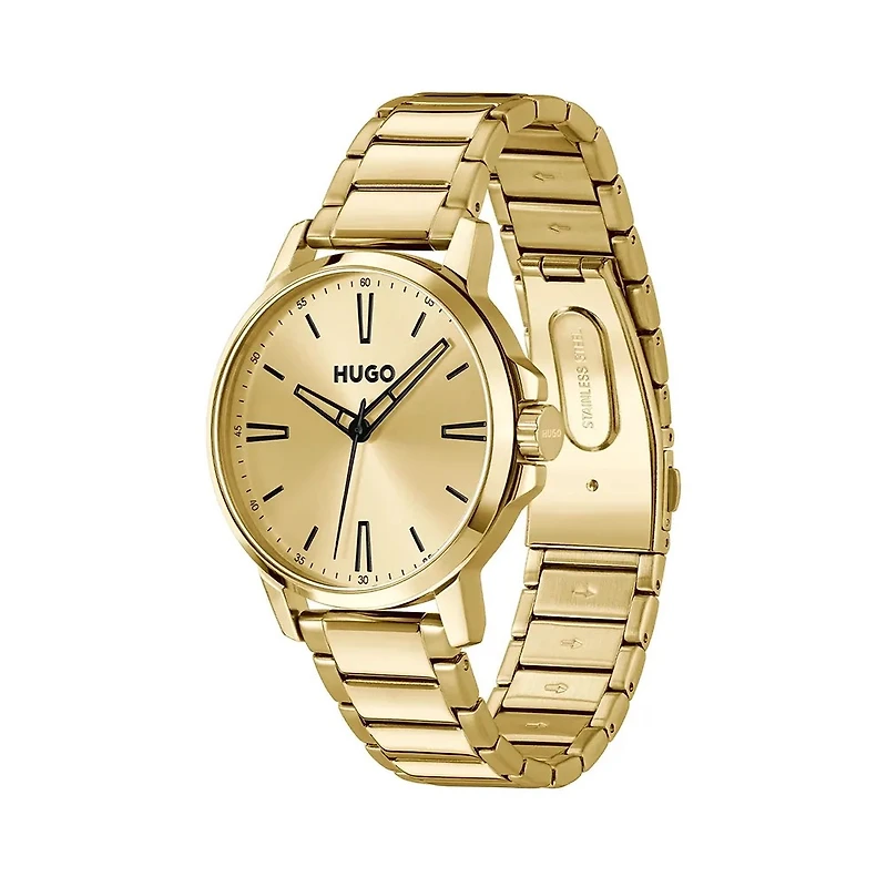 Hugo Boss Modern stainless steel quartz watch