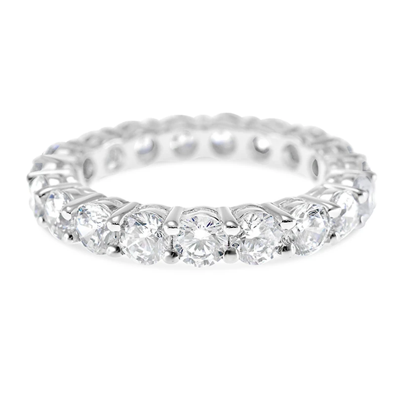 Sterling Silver Cubic Zirconia Ring
