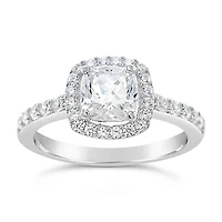 Sterling Silver Cubic Zirconia Ring