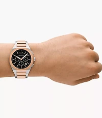 Armani Exchange Chronograph Two-Tone Stainless Steel Watch AX4181 153824