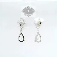 Bridal Silver Cubic Zirconia Earrings 155170