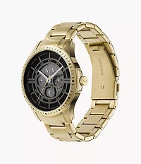 Armani Exchange Multifunction Gold-Tone Stainless Steel Watch 154686