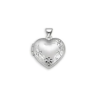 10kt Gold Sentiments Locket Heart Shaped