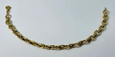 10kt Gold Fancy Charm Bracelet