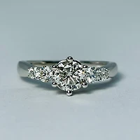 14kt White Gold 1.00ct Diamond Engagement Ring