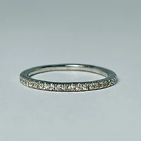 10kt White Gold 1.00ctw Diamond Engagement Ring Set