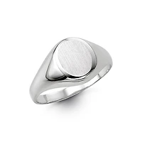 10kt Gold Bella Fierce Men's Oval Signet Ring