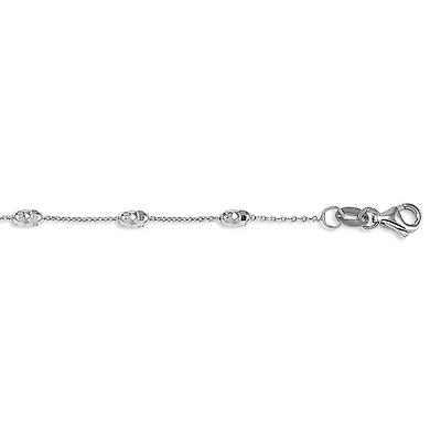 10kt Gold Italian Bead Anklet