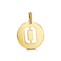 10kt Gold Signature Initial Pendant