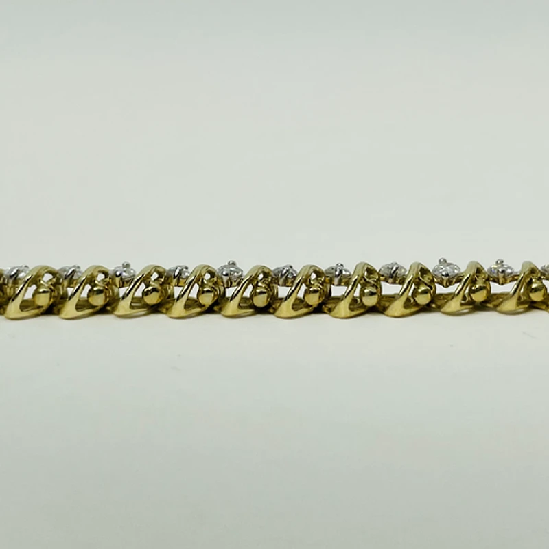 10kt Gold 1.00ctw Diamond Tennis Bracelet
