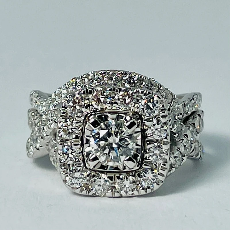 14kt White Gold Diamond Set 2.00ctw