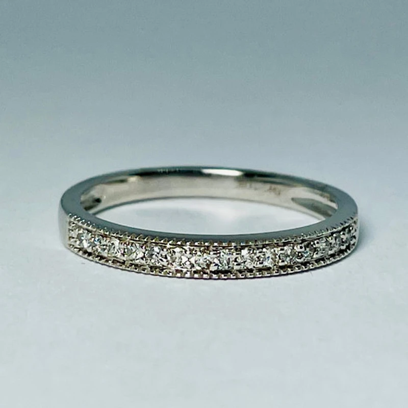 14kt White Gold 0.50ctw Diamond Engagement Ring Set