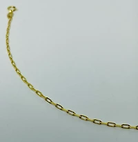10kt Gold Paper Clip Chain (Small)