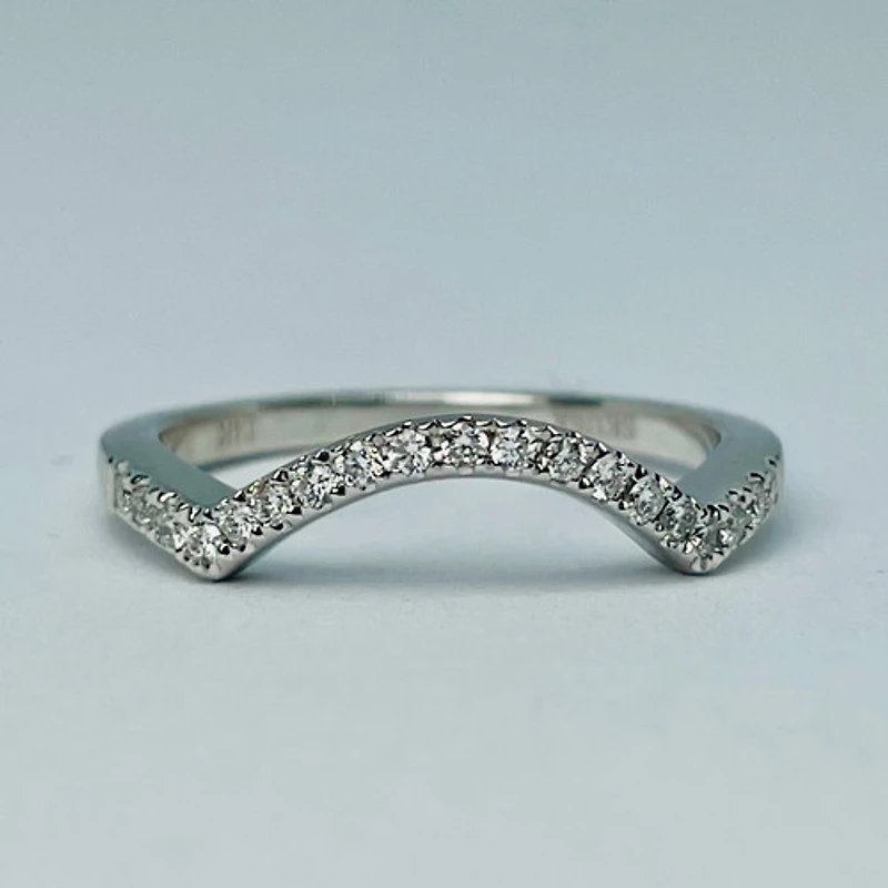 14kt White Gold 1.00ctw Diamond Engagement Ring Set