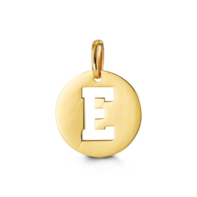 10kt Gold Signature Initial Pendant