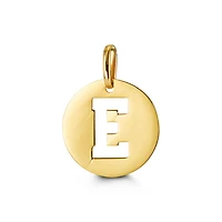 10kt Gold Signature Initial Pendant