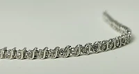 10kt White Gold 1.00ctw Diamond Tennis Bracelet