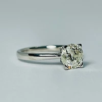 18kt White Gold Diamond Solitaire 1.23ctw