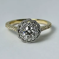 14kt Gold Canadian Diamond Engagement Ring