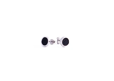 ITALGEM Brushed Stud Earrings