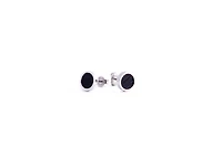 ITALGEM Brushed Stud Earrings