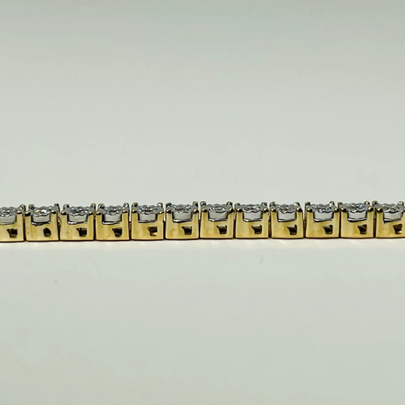 14kt Gold 1.00ctw Diamond Tennis Bracelet