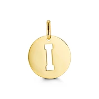 10kt Gold Signature Initial Pendant