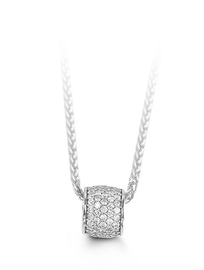 10kt Gold 'Bloom' CZ Pendant & Chain