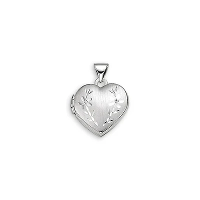 10kt Gold Sentiments Locket Heart Shaped