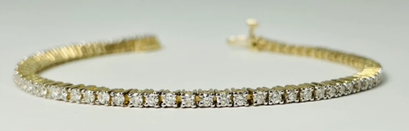 10kt Gold 2.00ctw Tennis Bracelet